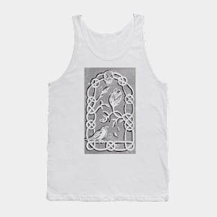 Life and Death Celtic Block Print Tank Top